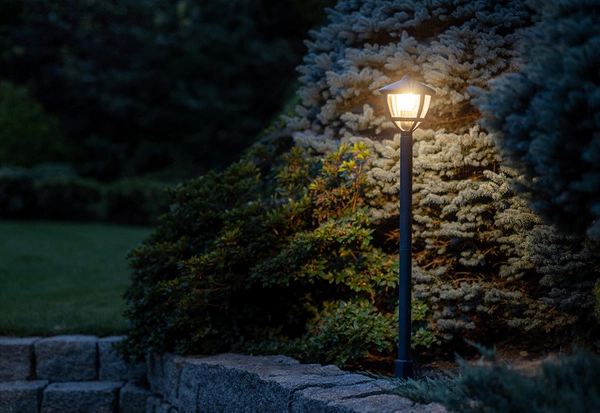 Lampa stojąca AMELIA 100cm E27 IP44 | czarny 10497