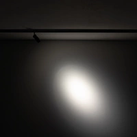 SPOT ZOOM LED 5W 3000K 290lm szer.5.7cm wys.8.1cm do szynoprzewodów NANO-LVM | Czarny 11714