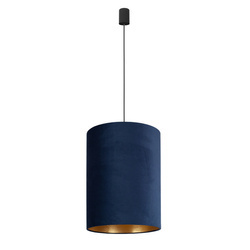 Lampa wisząca BARREL śr. 35cm E27 | granatowy