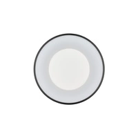 Plafon NIKKI ROUND LED śr. 38cm 32W barwa neutralna 4000K | czarny 11210