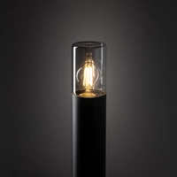 Lampa stojąca IDA wys.80cm szer.8cm E27 IP44 | Czarny