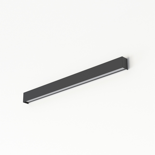 Kinkiet STRAIGHT WALL LED GRAPHITE M 92cm T8 16W barwa ciepła 3000K | grafitowy