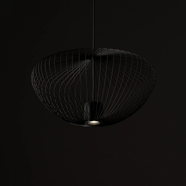 Lampa wisząca PUMPKIN M szer. 54,5cm GU10 | szary 11245