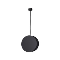 Lampa wisząca zwis nowoczesna WHEEL czarny śr. 30cm 9033