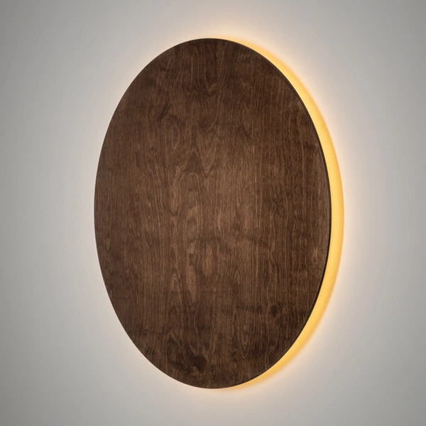 Kinkiet RING TIMBER LED XL 11292 szer.50cm 16W 3000K 290lm IP20 | Ciemne drewno