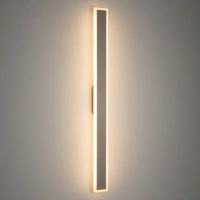 Zewnętrzny Kinkiet ISLA LED 22W 3000K 1200lm wys.100cm szer.8.5cm IP54 | Sand 11554