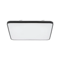 Plafon AGNES SQUARE LED PRO 10987 wys.5cm szer.63.5cm 64W 3000K 5600lm IP44 | Czarny/Biały