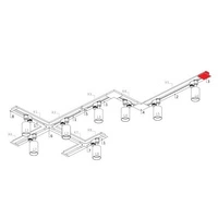 Końcówka zasilająca PROFILE RECESSED POWER END CAP BLACK 8973