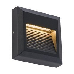 Lampa ścienna SIDEWALK SQUARE LED IP54 | czarny