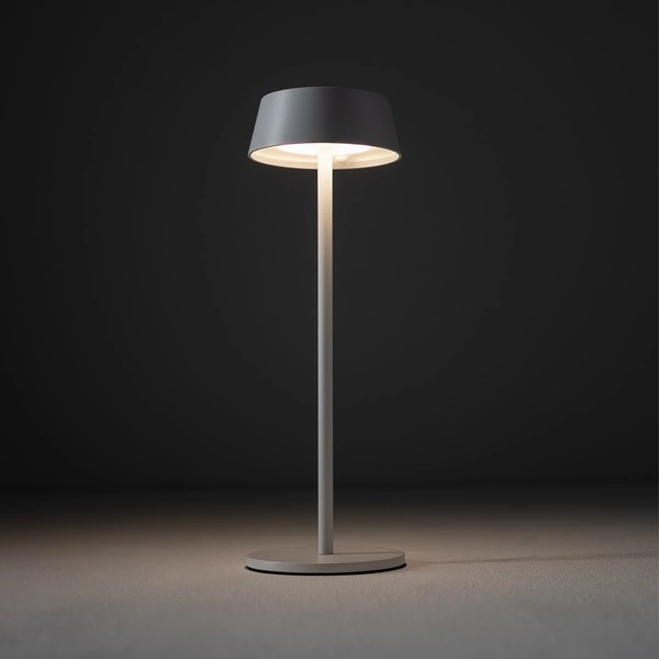 Lampa przenośna AMY LED 2W 3000K 170lm wys.32.5cm szer.10.8 IP54 ściemniacz włącznik | Biały 11531