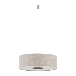 Lampa wisząca CEDRO L E27 wys.130cm szer.65cm | Beż 11666