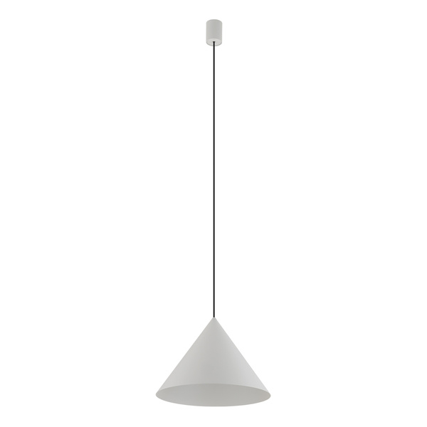 Lampa wisząca ZENITH M SILK GRAY śr. 35cm GU10 | szary