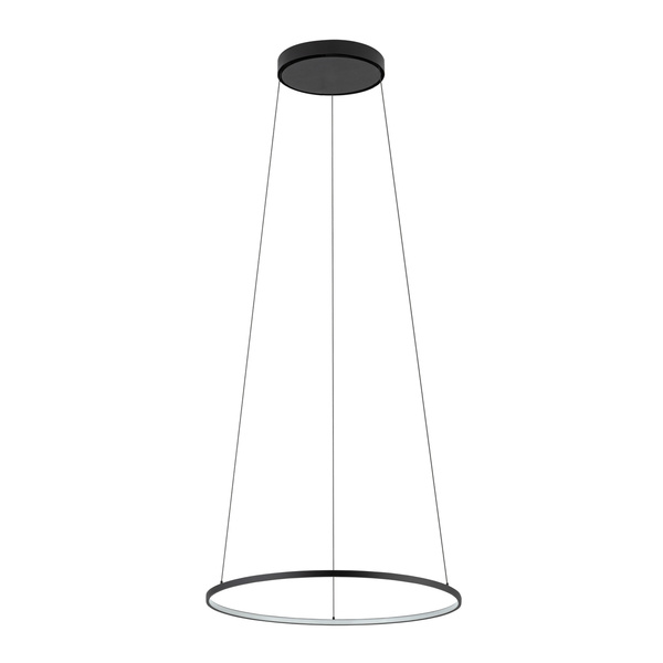 Lampa wisząca CIRCOLO LED szer. 45cm 18W barwa neutralna 4000K | czarny