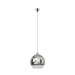 Lampa wisząca GLOBE S śr. 20cm E27 | chrom