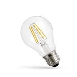 Żarówka filament LED GLS  E27 230V 4W COG CLEAR ciepła 3000K