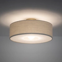 Plafon SANTANA M E27 wys.24.2cm szer.50cm | Kremowy 11651