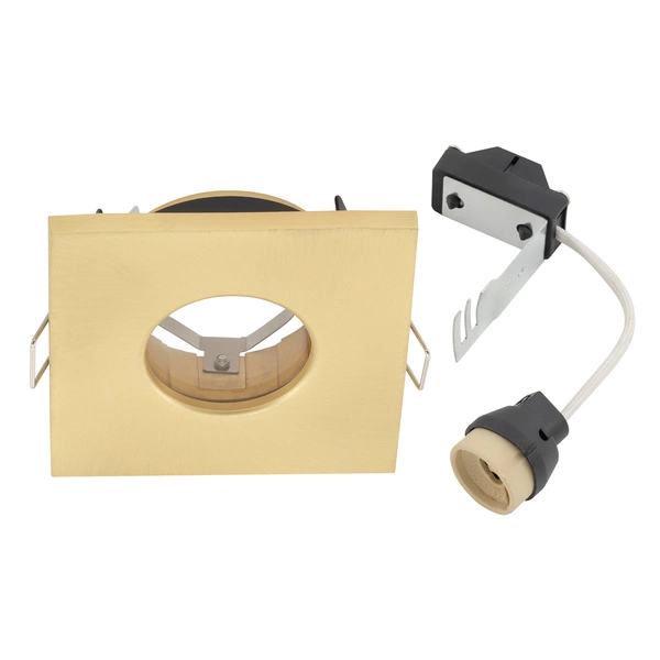 Lampa punktowa podtynkowa BAHIA dł. 8,5cm GU10 | mosiądz 10712