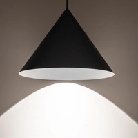 Lampa wisząca ZENITH M UMBRA GRAY śr. 50cm GU10 ES111 | ciemnoszary 10873
