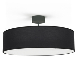 Lampa wisząca plafon VIOLET BLACK wys. 28cm | czarny