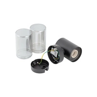 Kinkiet IDA II wys.33,5cm szer.9cm 2xE27 IP44 | Czarny