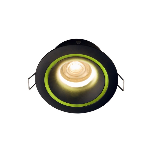 Oczko wpuszczane FOXTROT black GU10 IP54 do łazienki 8374