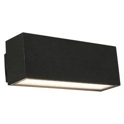 Kinkiet zewnętrzny UNIT LED czarny szer. 18cm 9122