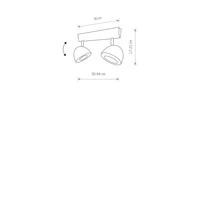 Listwa VESPA white II 30cm 9593 9593