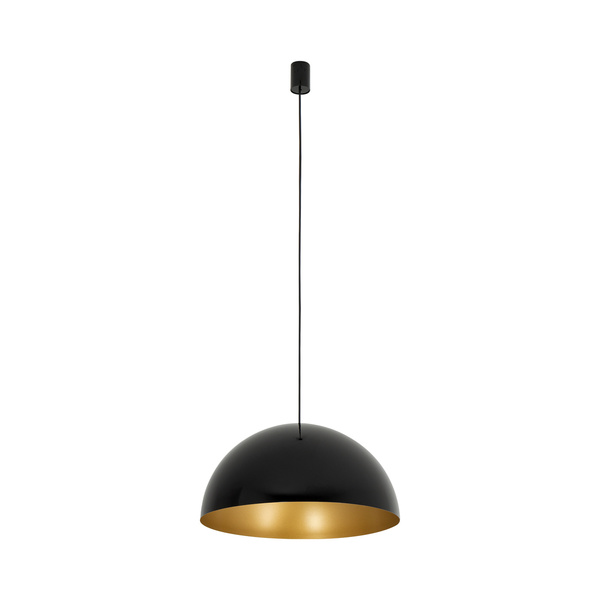 Lampa wisząca HEMISPHERE SUPER L BLACK-GOLD śr. 50cm 4xGX53 | czarny/złoty