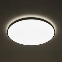 Plafon AGNES ROUND LED PRO 64cm 64W barwa ciepła 3000K | czarny 10975