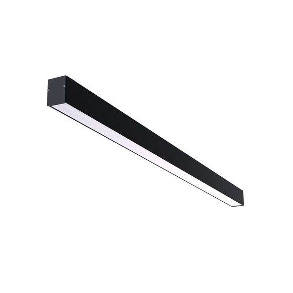 Lampa sufitowa OFFICE LED 120cm 31W barwa ciepła 3000K | czarny 10208