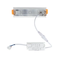 Oprawa sufitowa wpuszczana MINI LED WHITE 14,6cm 10W ciepła 3000K | biały 10042