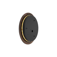 Kinkiet RING TIMBER LED M śr. 25cm 10W barwa ciepła 3000K | ciemne drewno 11290