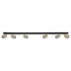 Listwa sufitowa kinkiet EYE SPOT BRASS  VI mosiądz szer. 119cm 8819