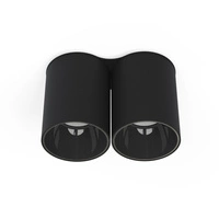 Punktowa lampa sufitowa EYE TONE II dł. 18cm 2xGU10 | czarny 8086