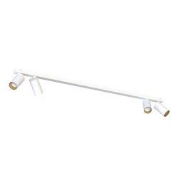 Lampa punktowa natynkowa MONO IV 118cm 4xGU10 | biały/złoty 7776