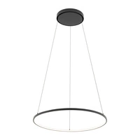 Lampa wisząca CIRCOLO LED szer. 60cm 21W barwa neutralna 4000K | czarny 10862