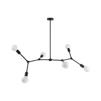 Lampa sufitowa loft TWIG VI czarny szer. 110cm 9138