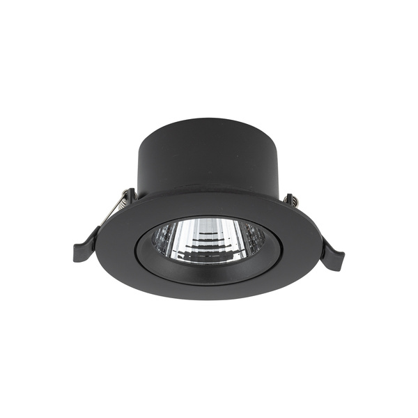 Lampa wpuszczana EGINA LED szer. 9cm 5W barwa ciepła 3000K | czarny