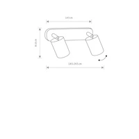 EYE SPOT SILVER II 25cm 6140