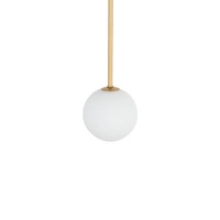 Lampa wisząca KIER M SATIN GOLD 96cm G9 | złoty satynowy 10306