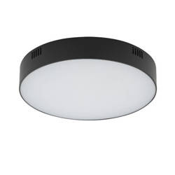 Plafon LID ROUND LED 21cm 35W barwa ciepła 3000K | czarny