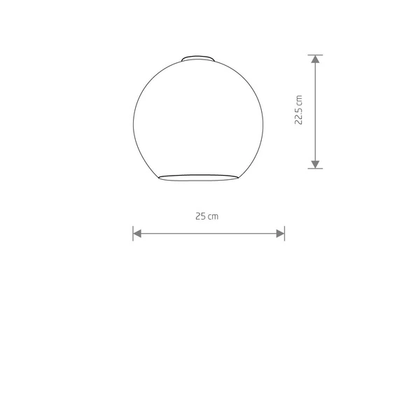 10200 Klosz CAMELEON POLARIS GOLD fi 25cm | Złoty 10200