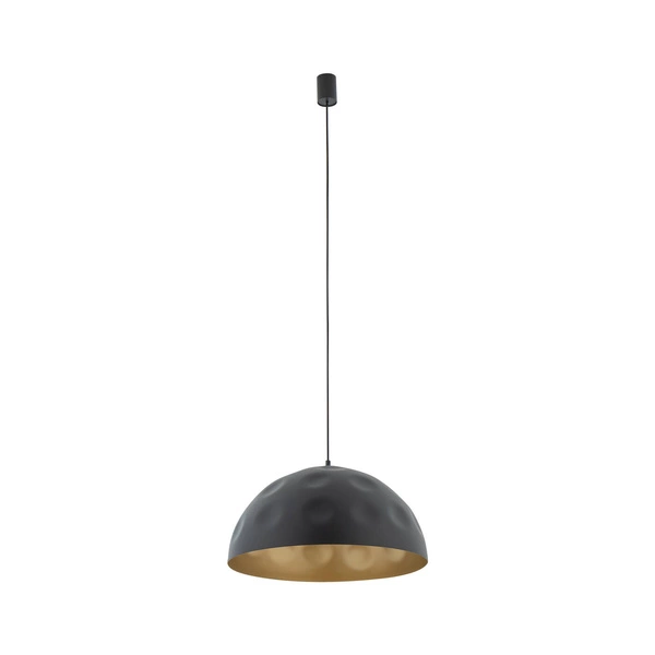 Lampa wisząca HEMISPHERE HIT L BLACK - GOLD śr. 50cm E27 | czarny/złoty 10703