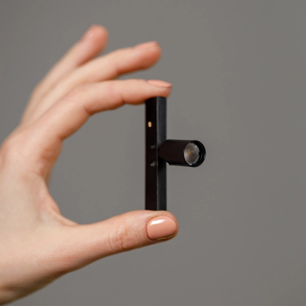 SPOT LED 1W 3000K 65lm szer.5.7cm wys.3.8cm do szynoprzewodów NANO-LVM | Czarny 11712