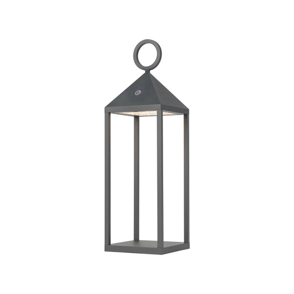 Lampa zewnętrzna latarenka wisząca PICNIC LED IP54 | grafitowy 8177