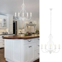 Biały żyrandol MARGARET WHITE 6330