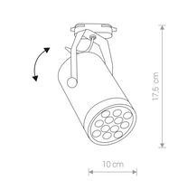 Reflektor do szyno przewodu STORE LED 12W 5950