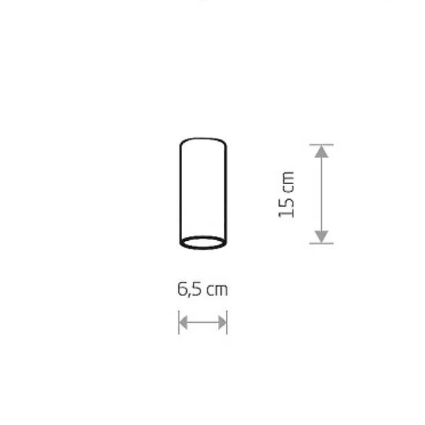Oryginalny klosz CYLINDER S | transparent