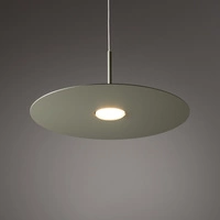Lampa wisząca SIMONE SAGE GREEN wys.140cm szer.40cm GX53 IP20 | Sage green
