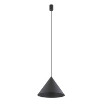 Lampa wisząca ZENITH M UMBRA GRAY śr. 35cm GU10 | ciemnoszary 10879